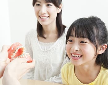 お子様の矯正治療もおまかせください